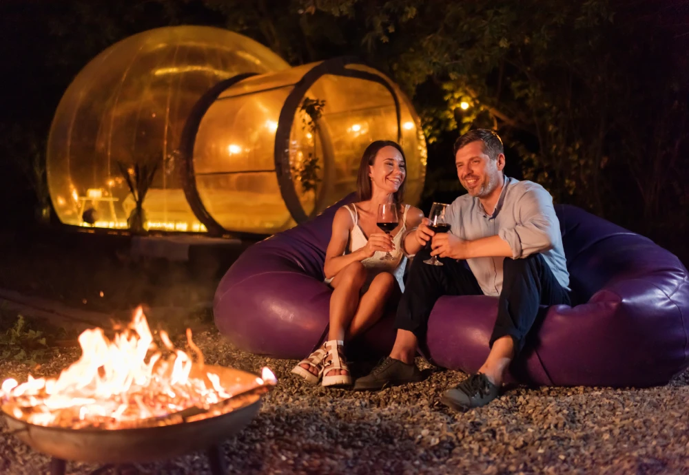 bubble tents glamping